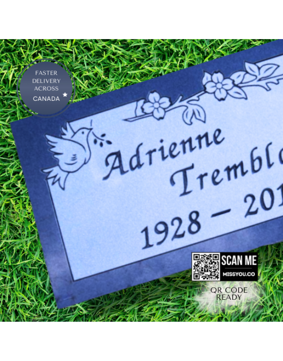 Flat Granite Marker #036